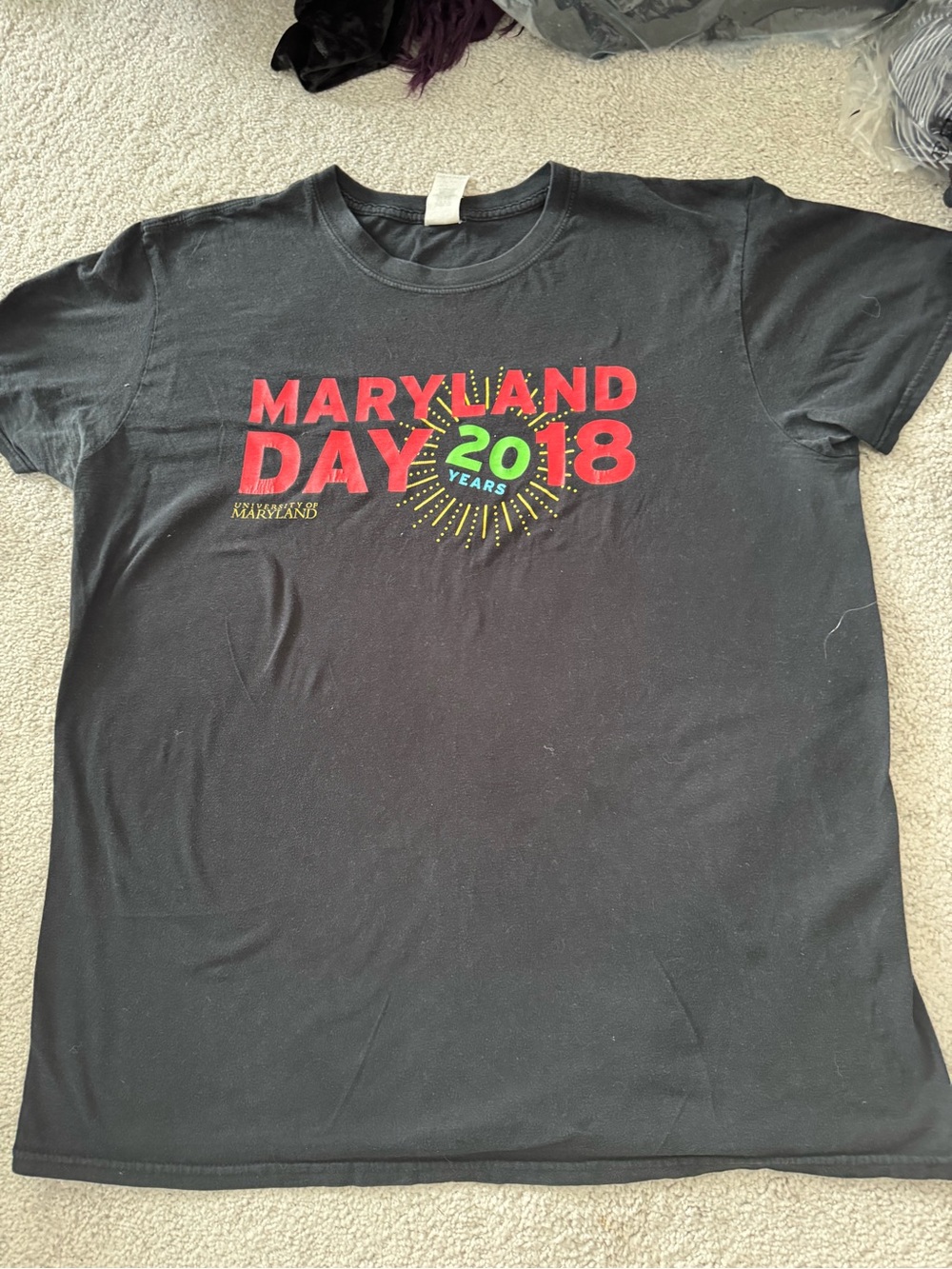 Maryland Day 2018 Black Graphic T‑Shirt